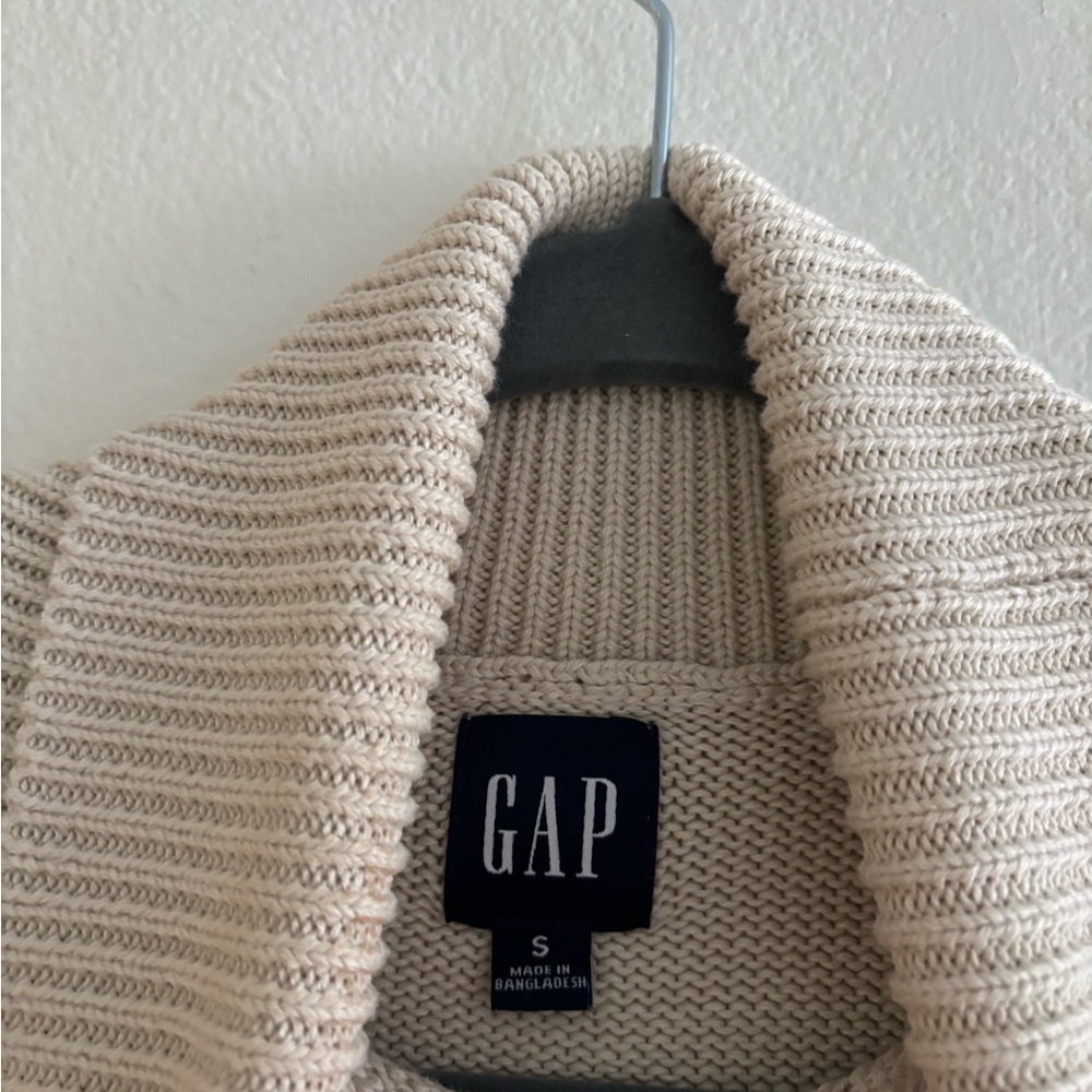 Gap Striped Wide Sleeve Cotton Turtleneck Sweeter Small - Picture 5 of 8